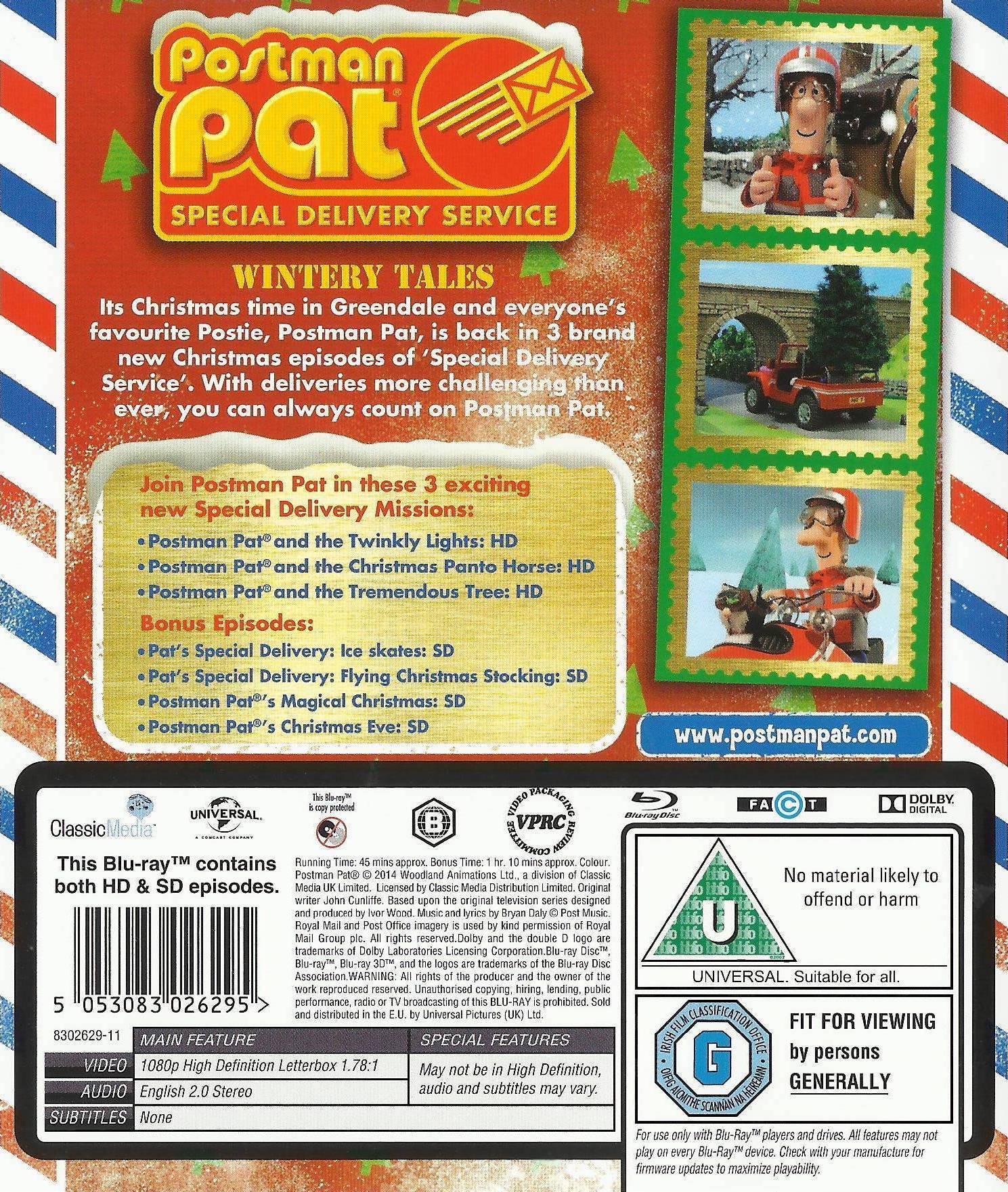 Postman Pat: Wintery Tales | Le Cinema Paradiso Blu-Ray reviews and DVD  reviews